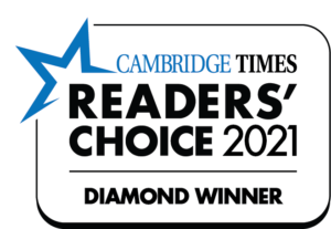 Cambridge Times Readers Choice 2021 Diamond Winner Badge